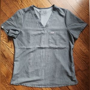 Womens FIGS Catarina One-Pocket Scrub Top Size Med